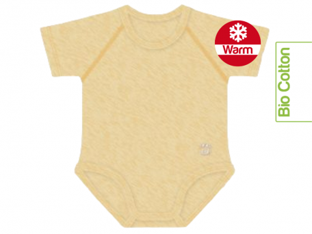 Body Caldo Cotone neonato 0-36 mesi Melange-Giallo J Bimbi