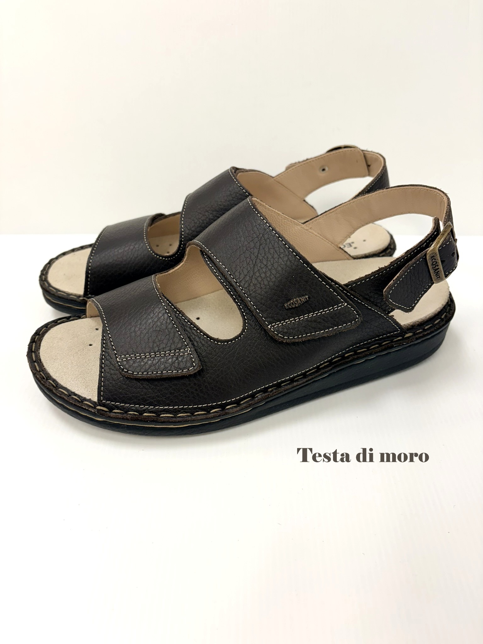 Ecosanit Sandalo con plantare estraibile uomo Apollo 3 Ecosanit Apollo