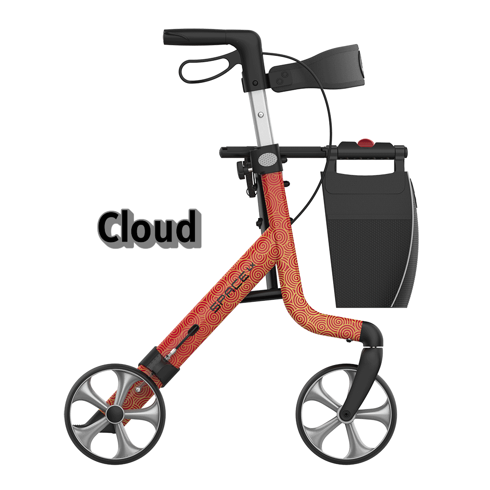 Deambulatore rollator fantasia in alluminio Space LX Rehasense 5 Rehasense Space LX